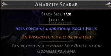 anarchy scarabs are limited to 4