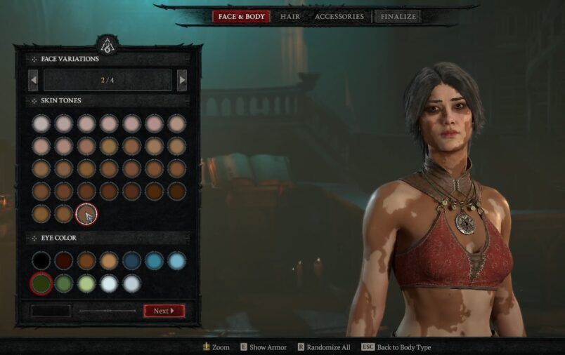 How does my character creation screen look so far? - Creations