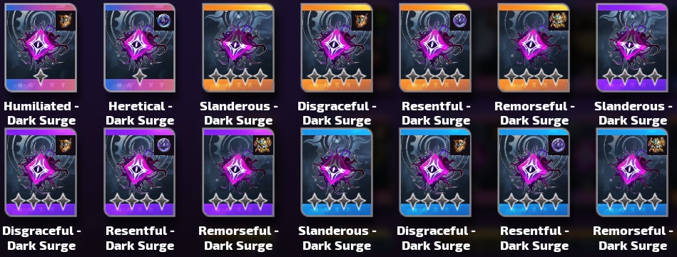 Dark Surge Cards