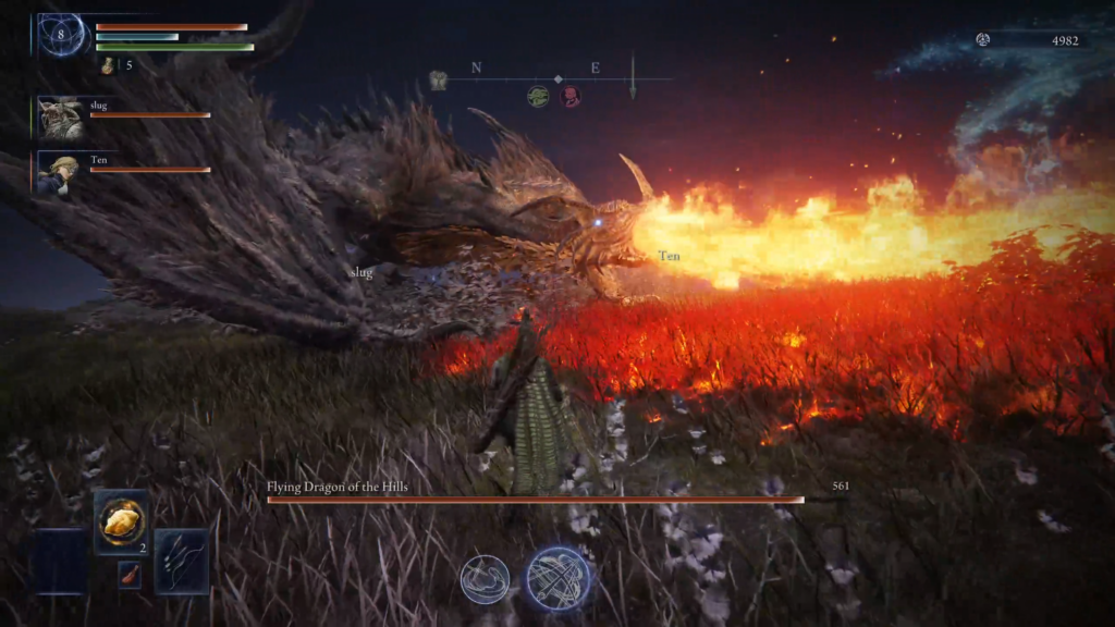 Field Boss Flying Dragon Of The Hills 1024 X 576