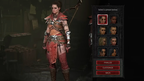Character Customization in Diablo 4
