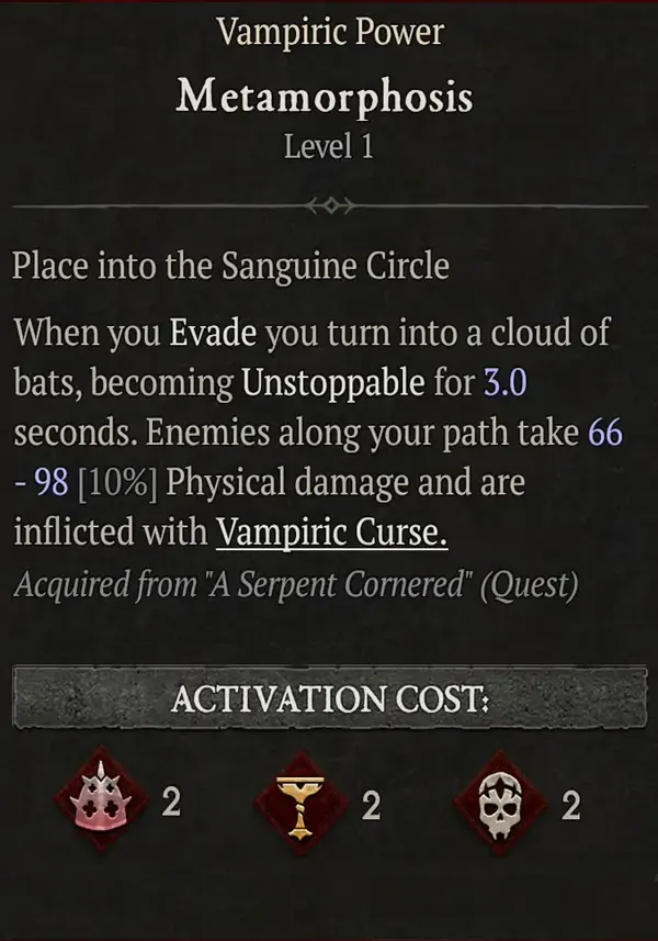 Vampire Hunters 3 Vampire Ability tier list 