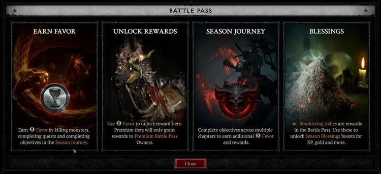 Diablo IV - Season of Blood Accelerated Battle Pass