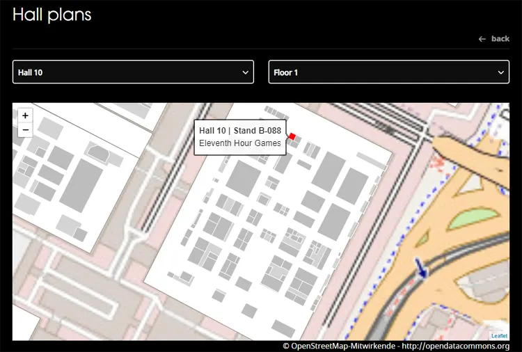 NEWS LEGC Hall Map