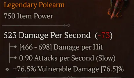 Polearm Implicit