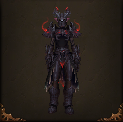 Death Knight tier set model in Liberation of Undermine