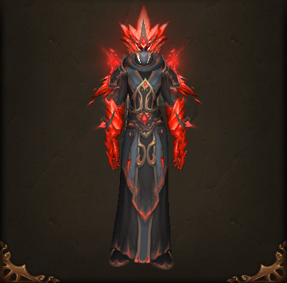 Mage tier set model in Liberation of Undermine