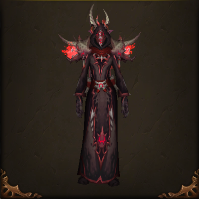 Warlock tier set model in Liberation of Undermine