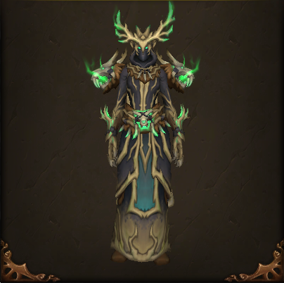 Druid tier set model in Liberation of Undermine