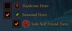 Solo Self Found Character Creation