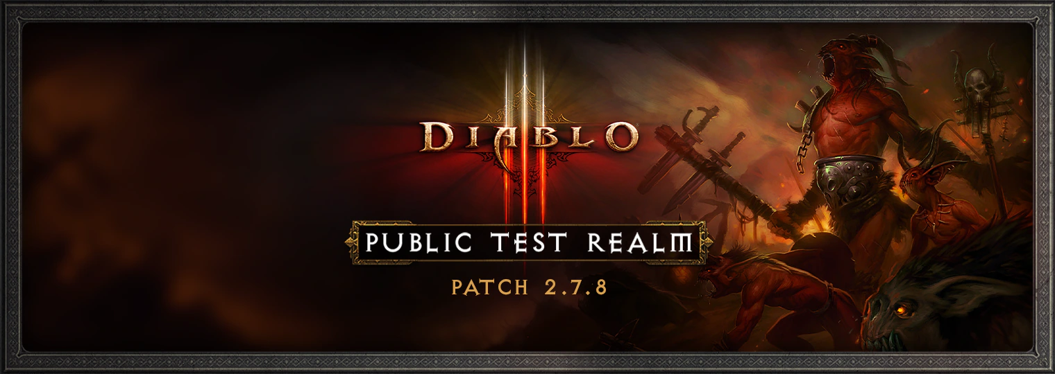 Diablo 3 PTR 2.7.8 Preview