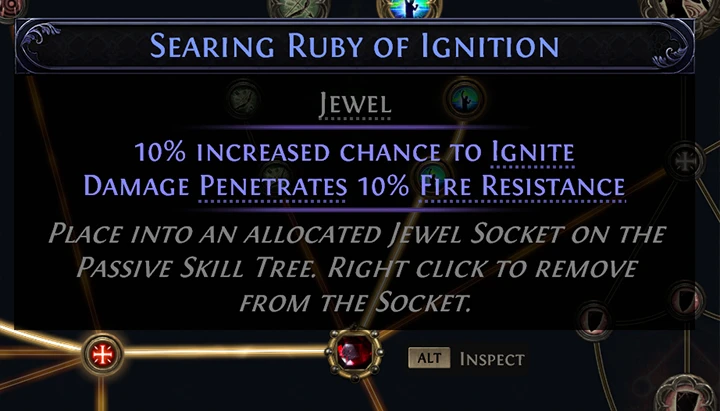 Fire penetration jewels are a perfect choice for leveling a Grenade Mercenary build.