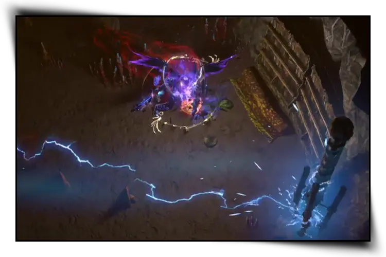 Minotaur Fight Screenshot Lightning Wall New