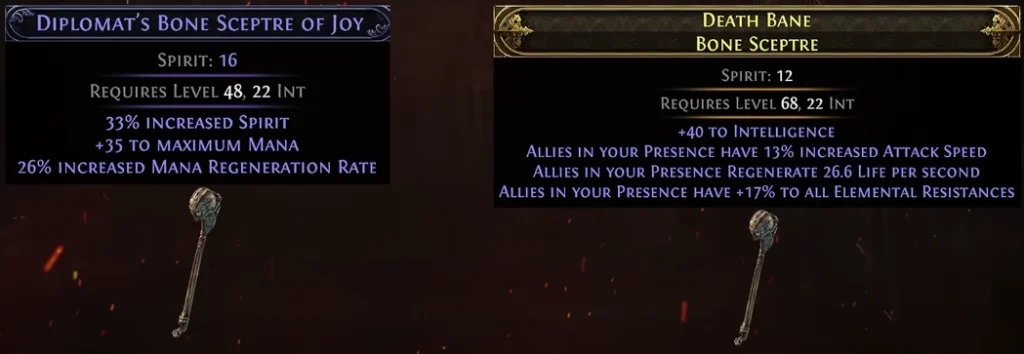 Poe 2 Spirit Sceptre Example Exilecon 1 1024 X 354