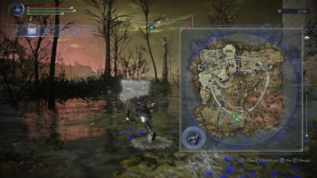 the rotted woods shifting earth event location on the map