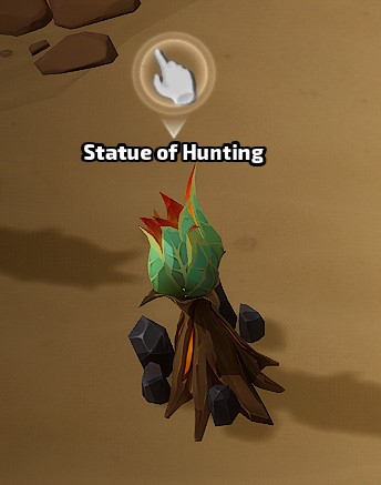 Statue Of Hunting